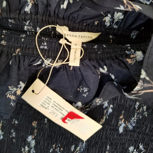 Rebecca Taylor Francine Off Shoulder Dress - Picture 4 of 4